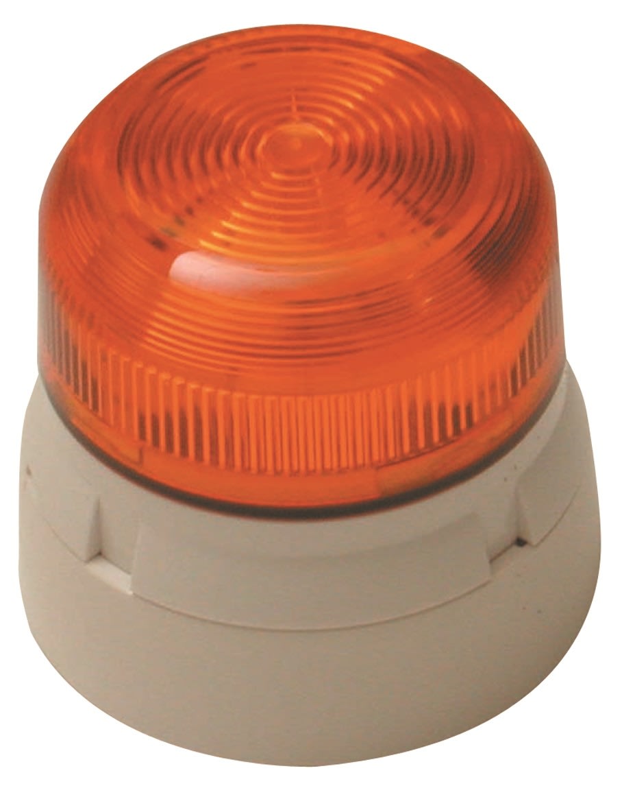 Klaxon - KLAXON FLASHGUARD B. LYS 230VAC/15MA, 3W, ORANGE, XENON, I