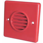 Klaxon - KLAXON COMPACT SOUNDER 10-30VDC/7-11mA, 90DB, RØD