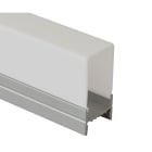 Vanpee - Alu.profil utenpål. H:38,46mm 2M