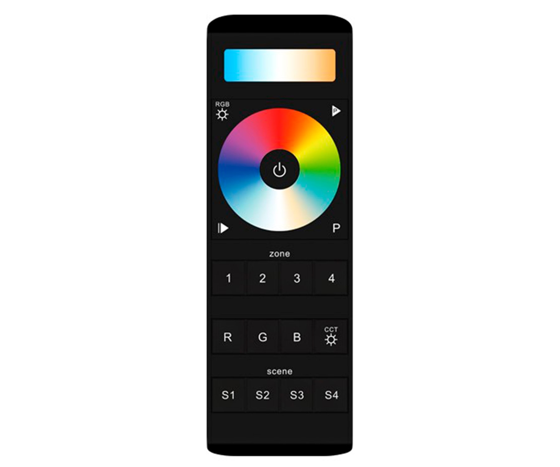 Vanpee - LED Styring fjernkontroll RGB/TW