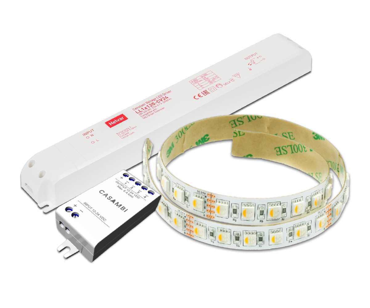 Casambi - Casambi LED Kit RGBW/PWM4/120W driver 