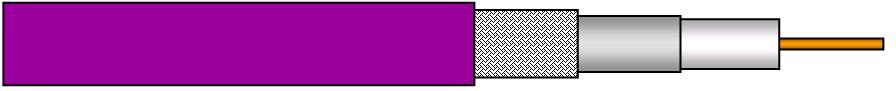 Draka - 0.6/2.8 AF FRNC-C HDTV, LILLA