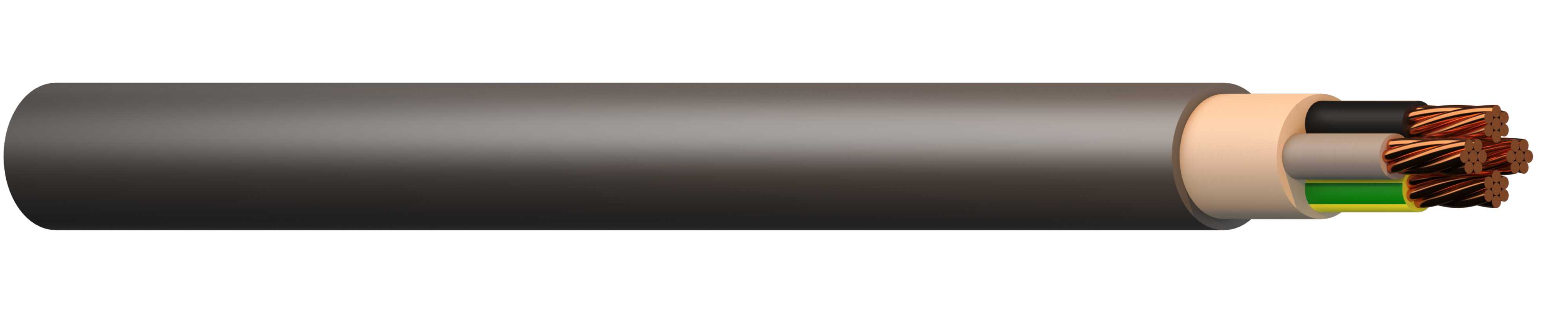 Draka - PFXP 1kV 3G 16 mm² FR Grå