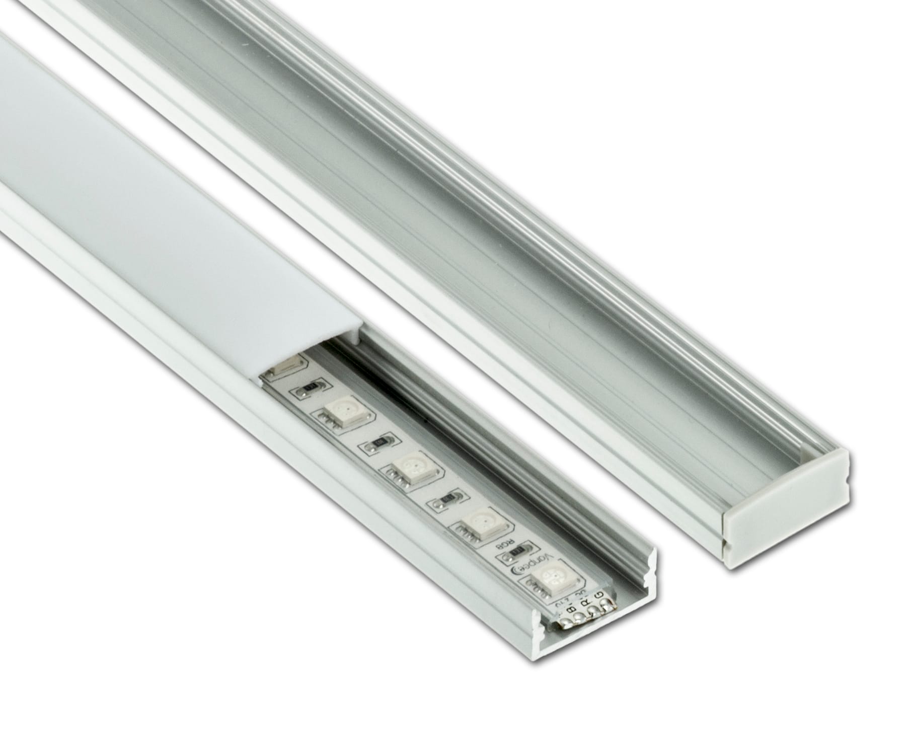 Vanpee - Alu.profil Slim 2M Opal/Klar 20mm