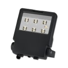 LEG - Asymmetrisk LED lyskaster 52W IP66 4000K, herdet sikkerhetsglass. RAL 7021, Grafitt grå