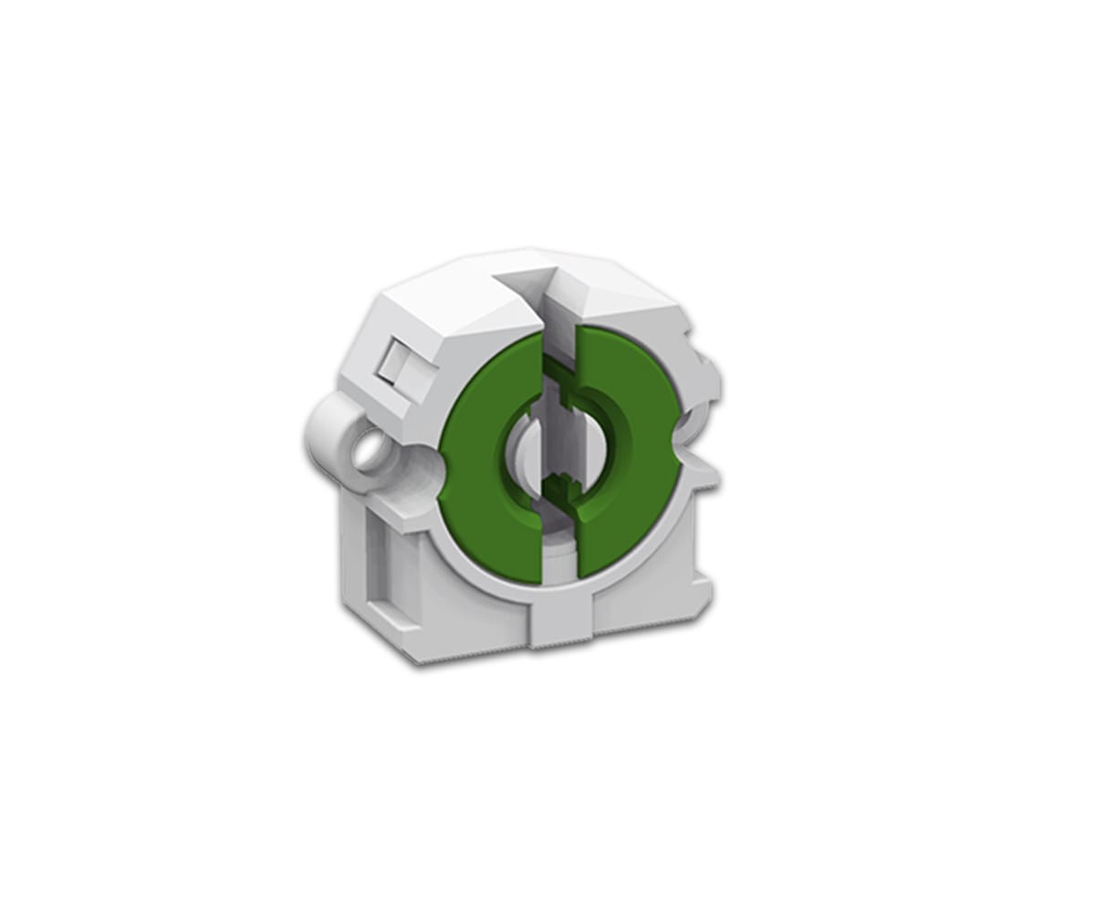 Stucchi - 347F, lysrørholder , skrufest