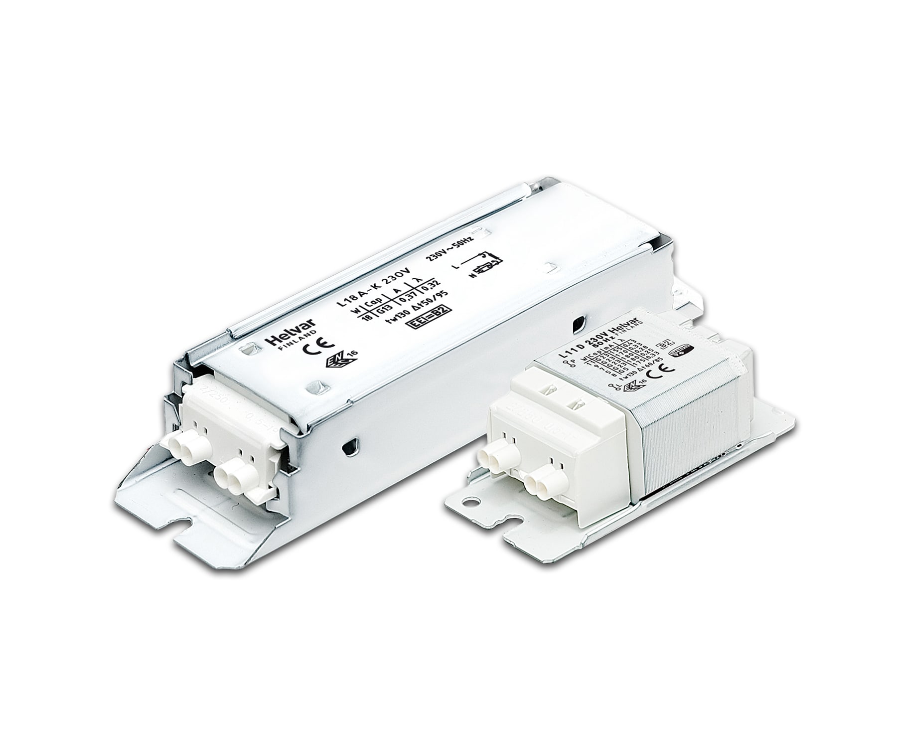 Helvar - Reaktor L 1x18W KOMPAKTLYSRØR 230V MAGNETISK