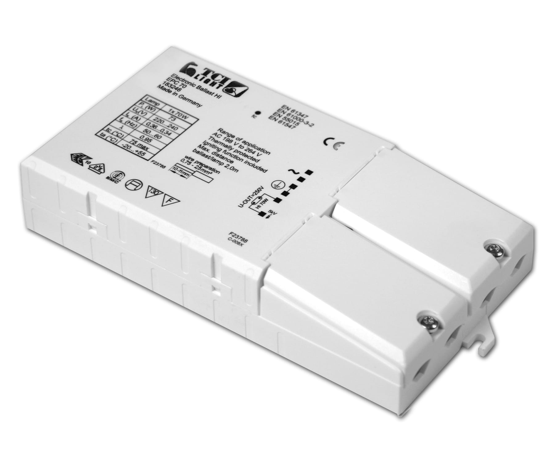 TCI - Elektronisk Damplampe reaktor