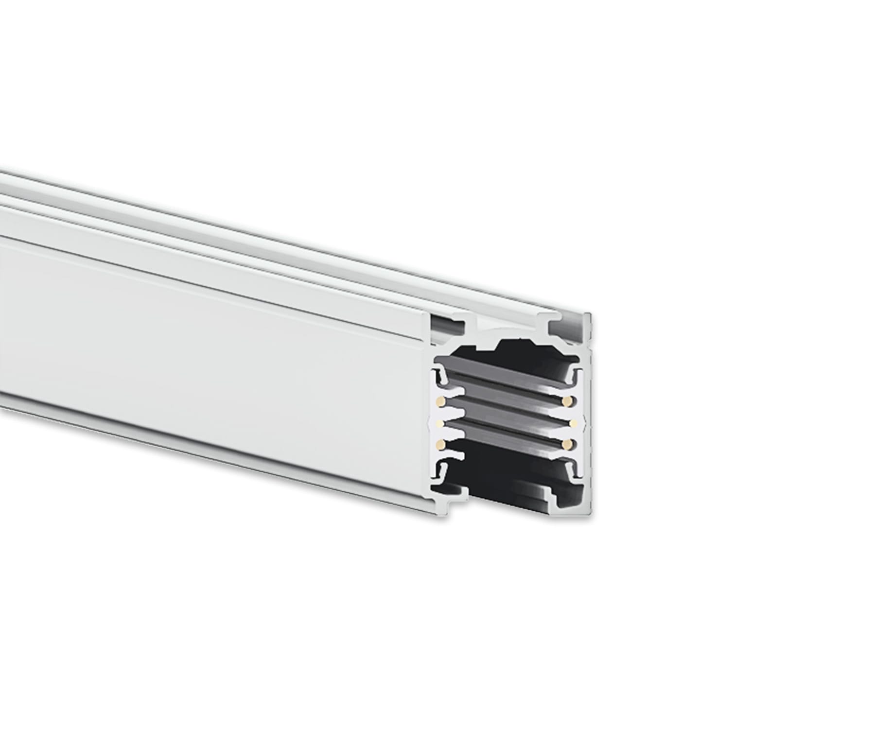 Stucchi - Onetrack 3-tennings skinne med mulighet for tilkobling av DALI styresystem. 4m hvit