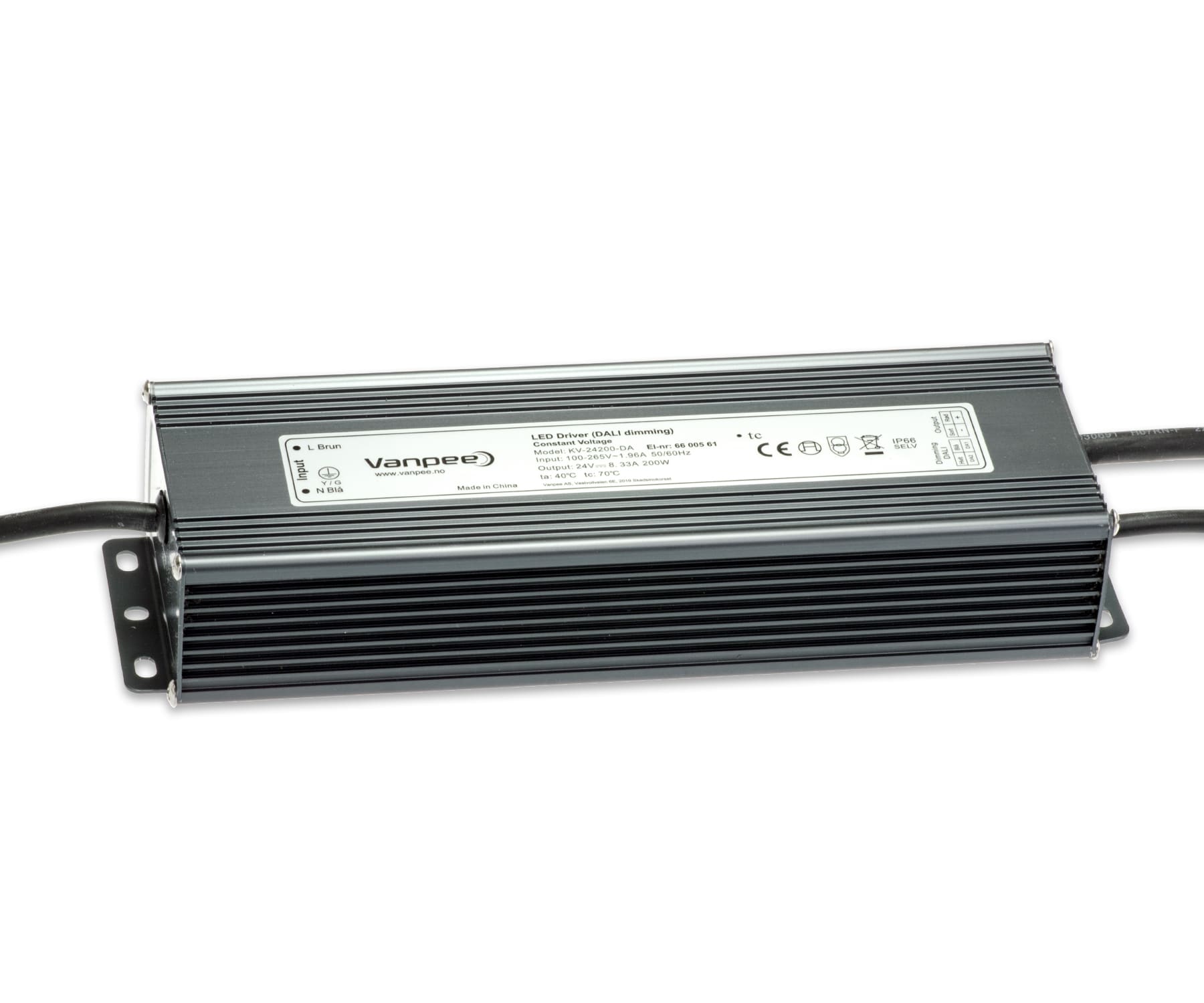 Vanpee - LED Driver Dali 24V/200W IP66