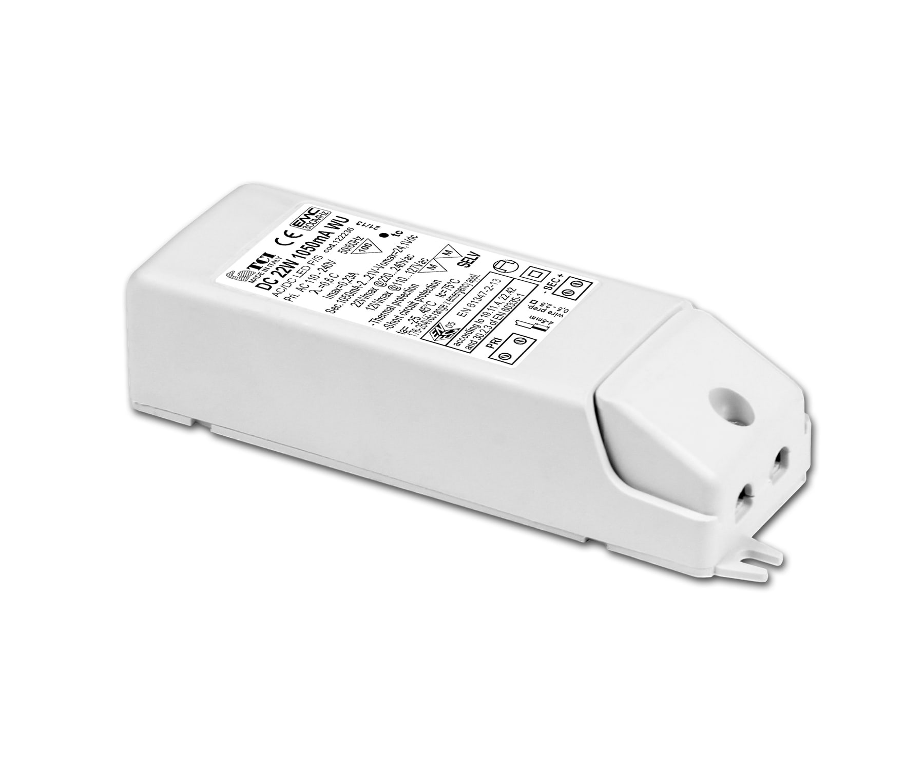 TCI - LED Trafo DC 17w 700mA-W (122