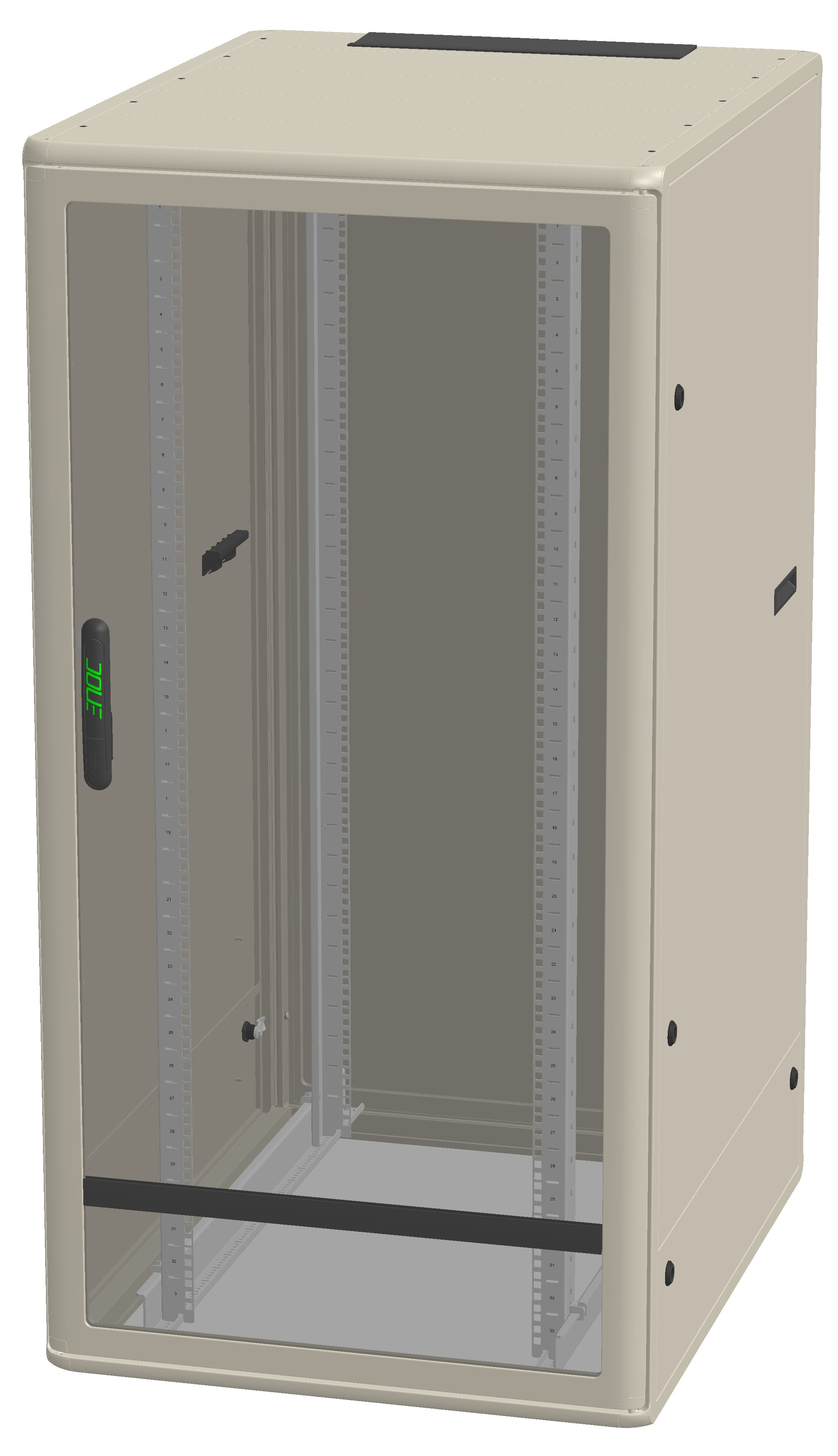 Enoc System - GULVSKAP 19" F1 6614 BEIGE B600xD600xH1400 29HE