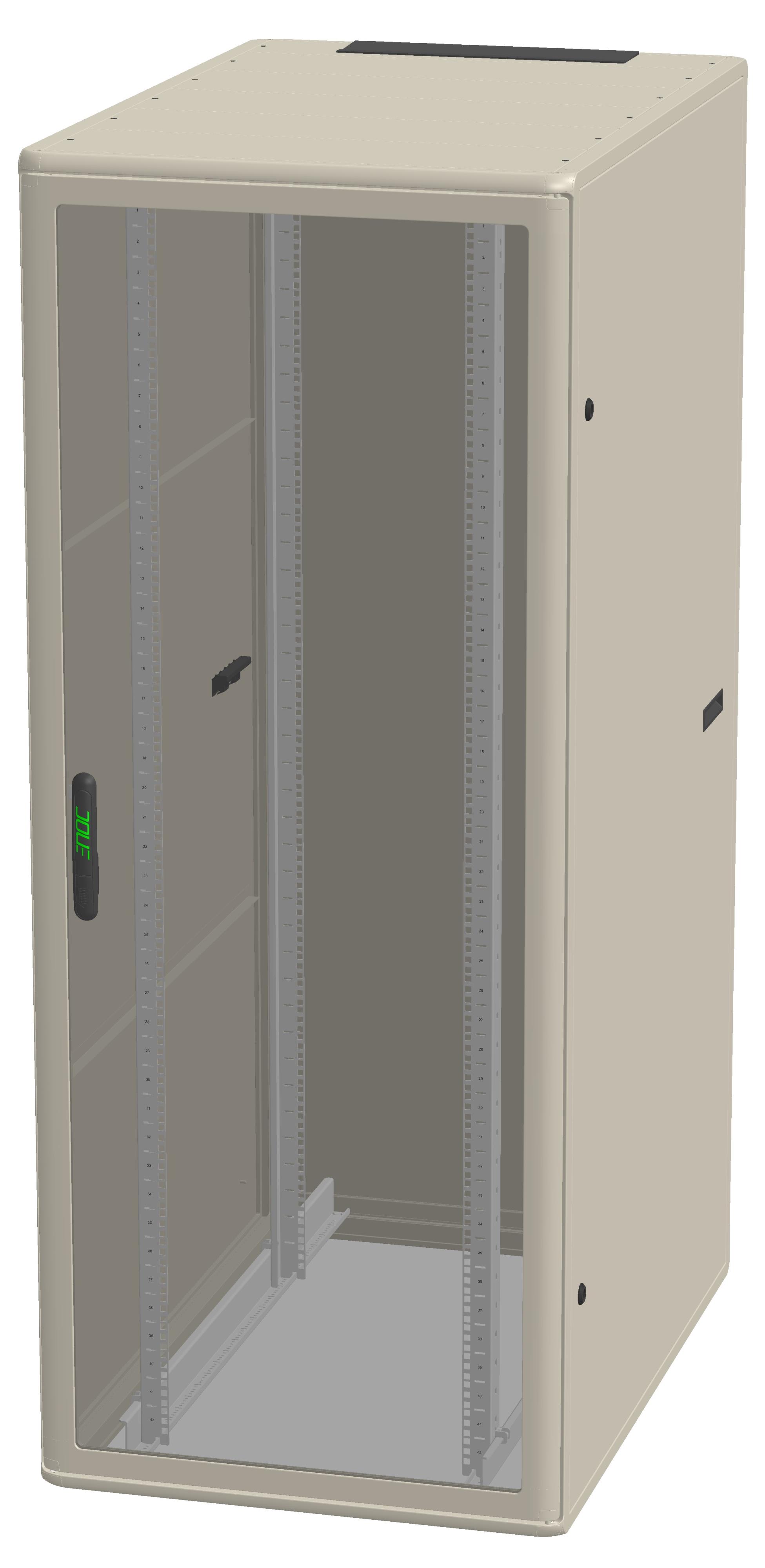 Enoc System - GULVSKAP 19" F1 81020 BEIGE B800xD1000xH2000 42HE