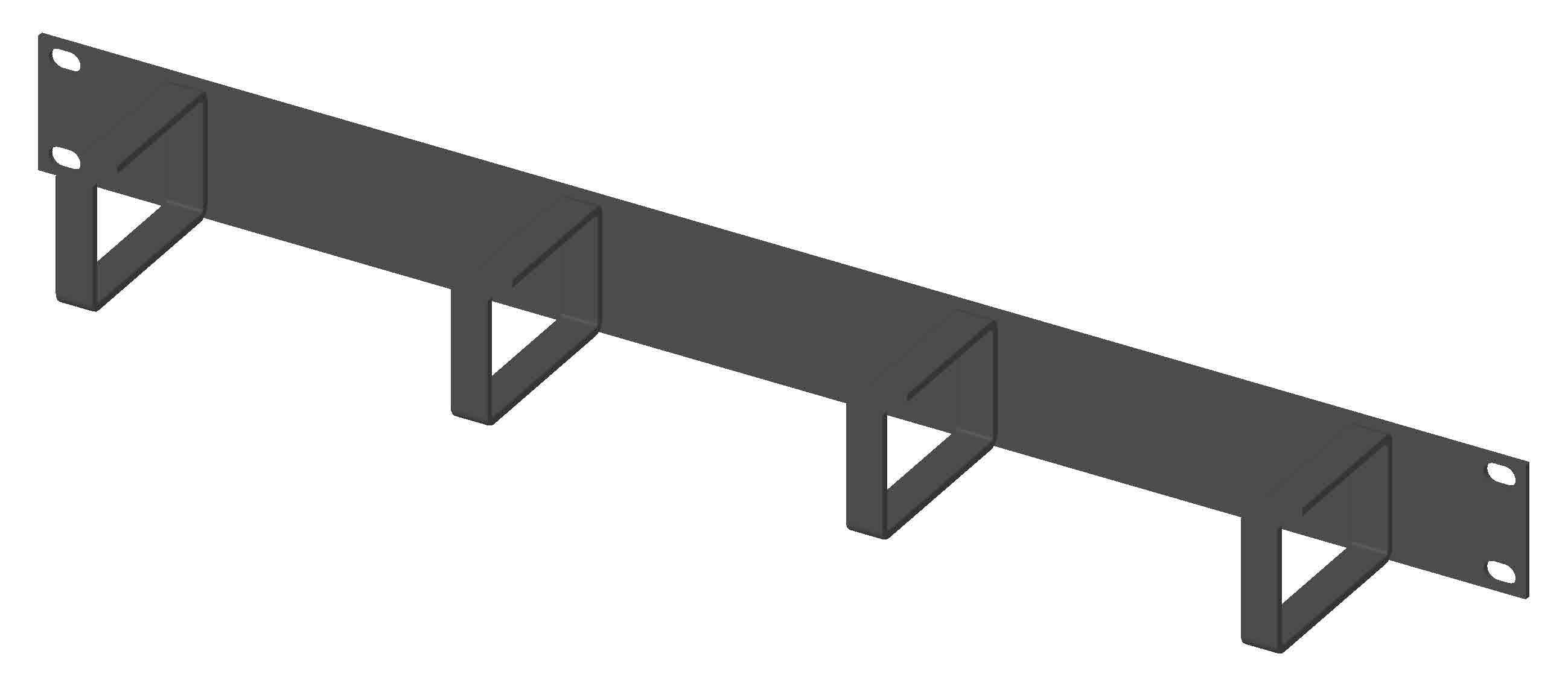 Enoc System - BØYLEPANEL SORT TFP 04-S
