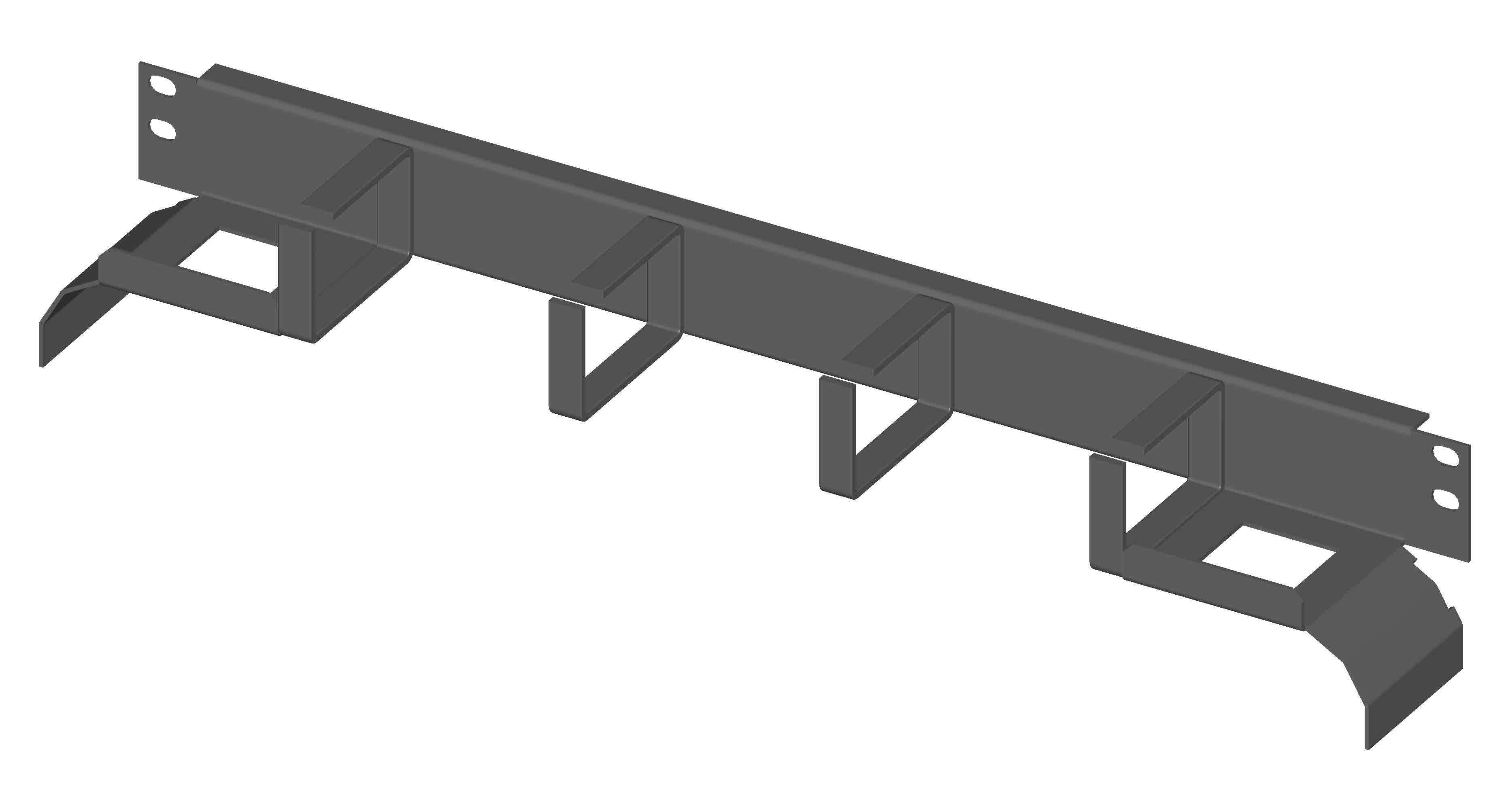 Enoc System - BØYLEPANEL SORT TFPH 01-S