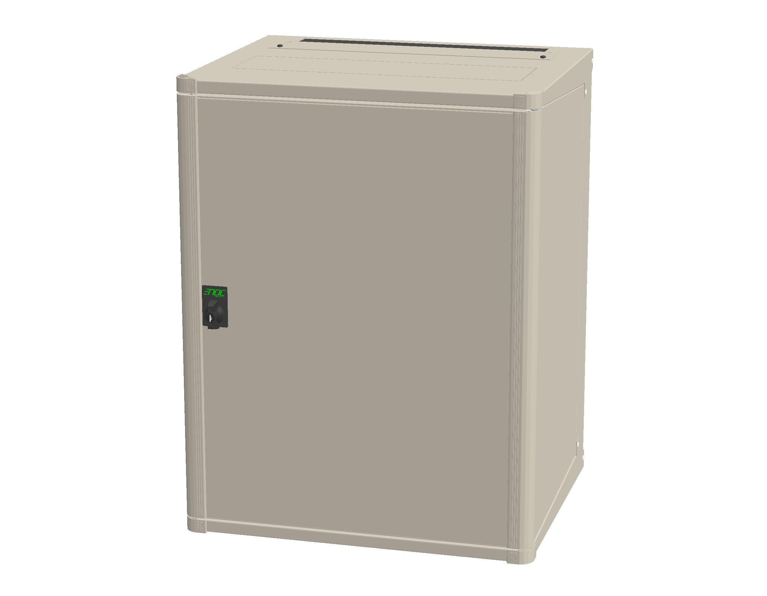 Enoc System - VEGGSKAP 19" NSVE 154-P B565xD465xH733 15HE -PLADEDØR