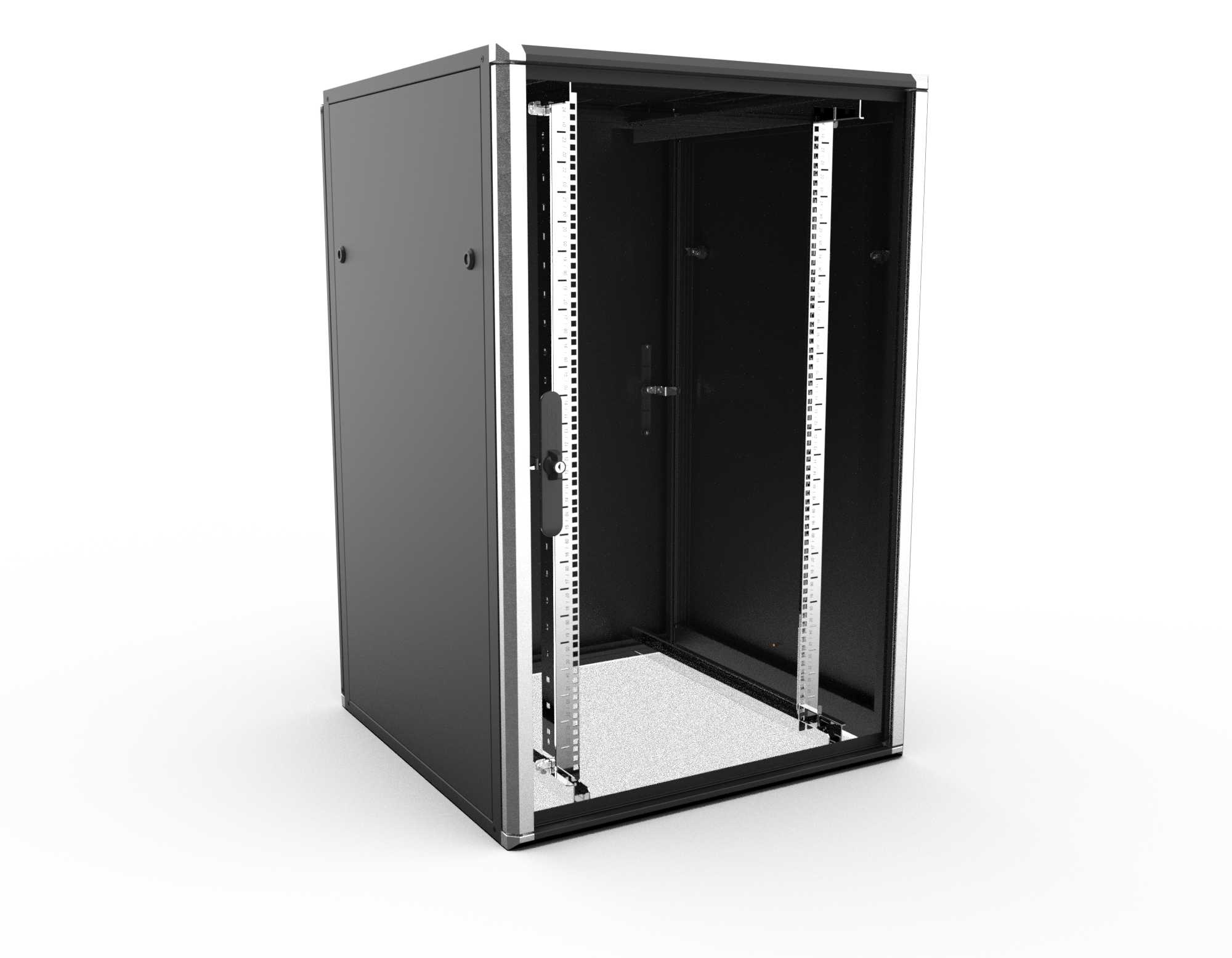 Enoc System - GULVSKAP 19" F3 8812-S SORT B800xD800xH1200 24HE