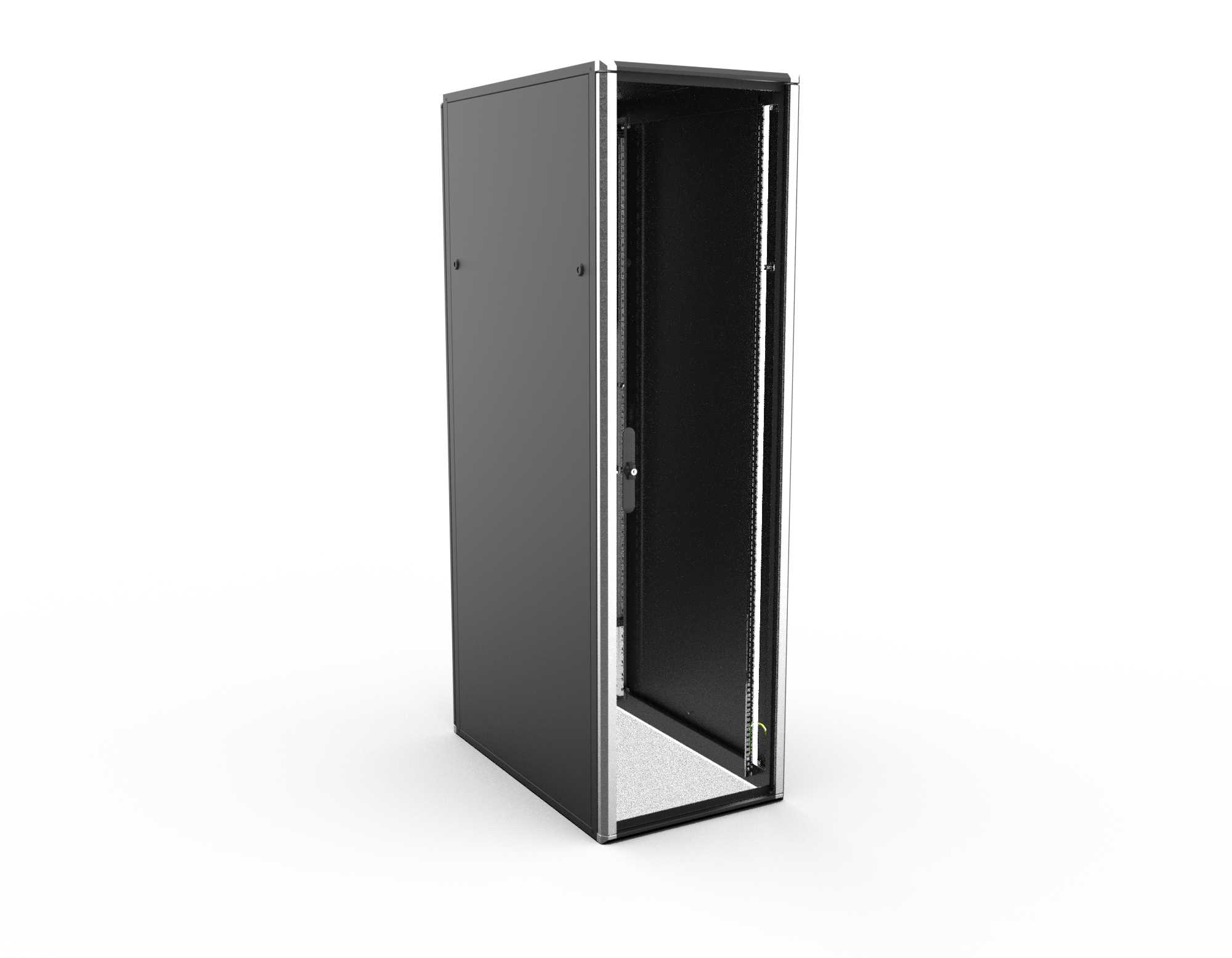 Enoc System - GULVSKAP 19" F3 61020-S SORT B600xD1000xH2000 24HE