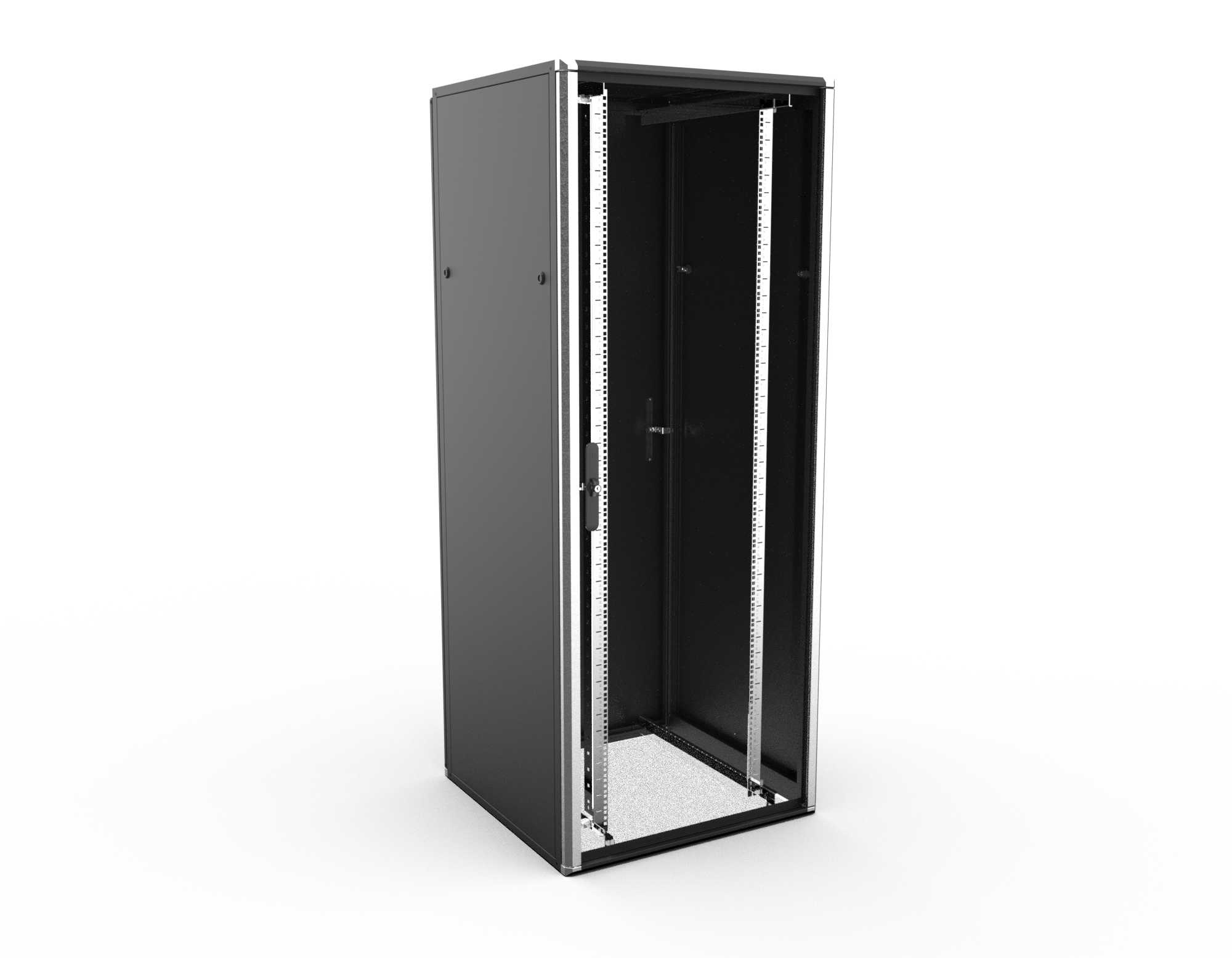 Enoc System - Gulvskap 19" F3 8820-S sort B800xD800xH2000 42HE