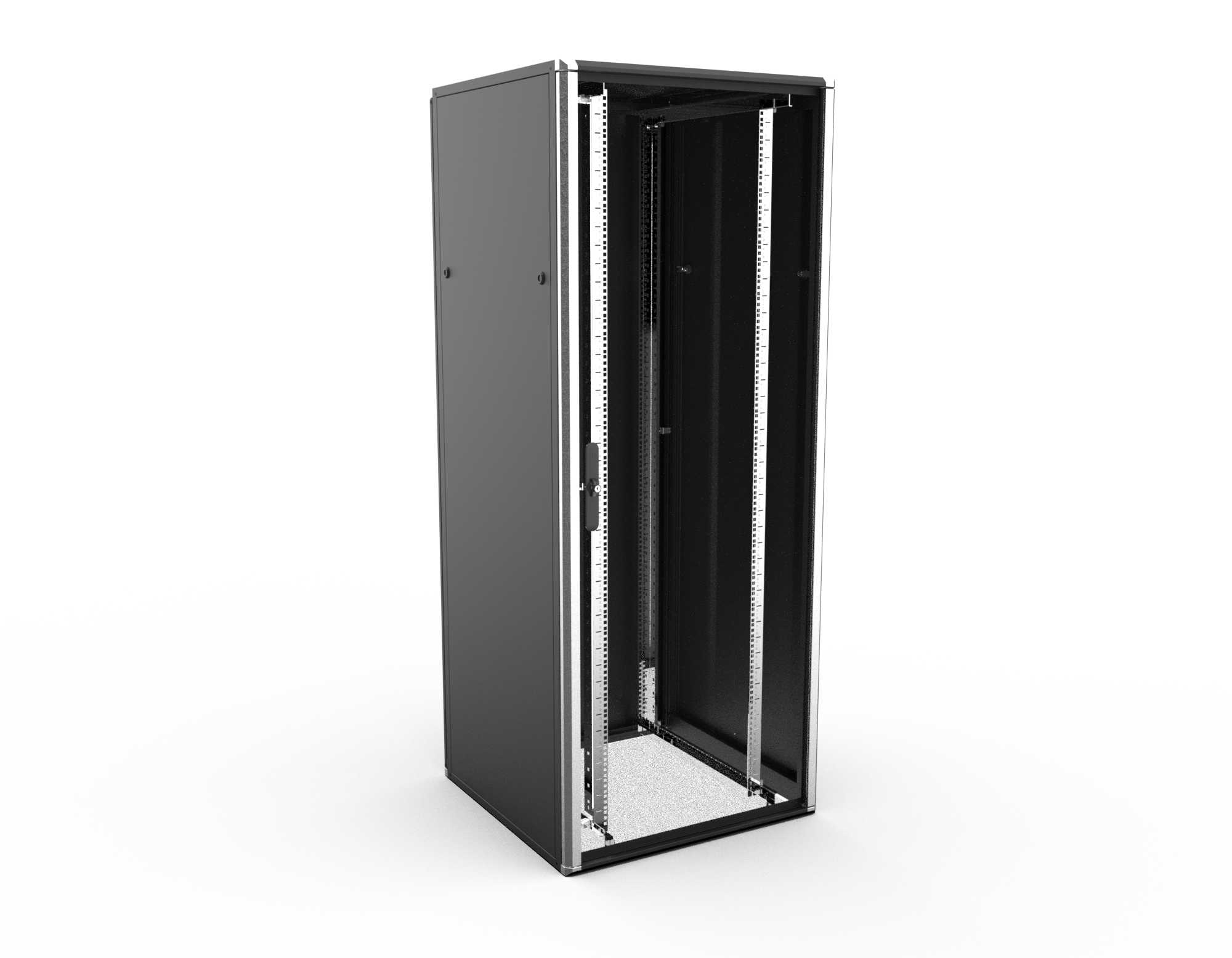 Enoc System - Gulvskap 19" F3 8820-S-4PR sort B800xD800xH2000 42HE