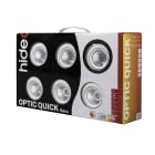 Hide-a-lite - Optic Quick Iso 6Pk Hvit 2700K