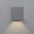 Hide-a-lite - Cube XL I Grå 3000K, 925lm, 80° spredn.vinkel, 12,5W, IP65, IK10. DIP-switch, 60% eller 100%