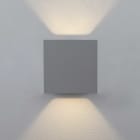 Hide-a-lite - Cube XL II Grå 3000K, 1890lm, 80° spredning, 25W, IP65, IK10. Opp/nedlysnivå via DIP-switch, 60/100%