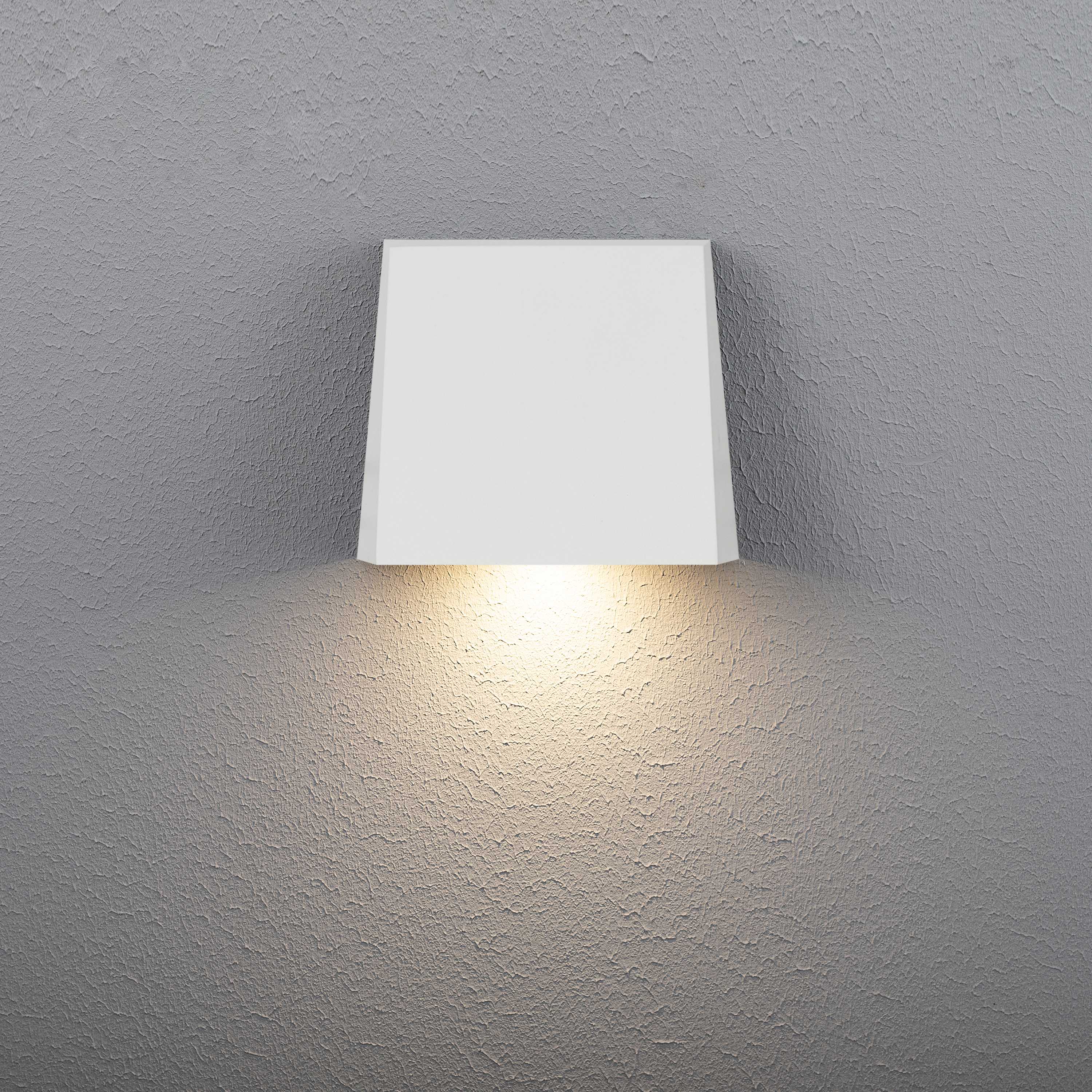 Hide-a-lite - Edge XL Hvit 3000K, 660lm, 160° spredn.vinkel, 12,5W, IP65, IK10. Lysnivå via DIP-switch, 60%/100%