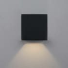 Hide-a-lite - Cube XL I Antrasitt 3000K, 925lm, 80° spredn.vinkel, 12,5W, IP65, IK10. DIP-switch, 60% eller 100%