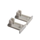 Hide-a-lite - Endestykke Micro T Plast 2stk