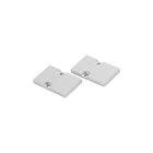 Hide-a-lite - Endestykke Dual alu 2 stk.