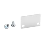 Hide-a-lite - Endestykke U-Profil Alu 1stk