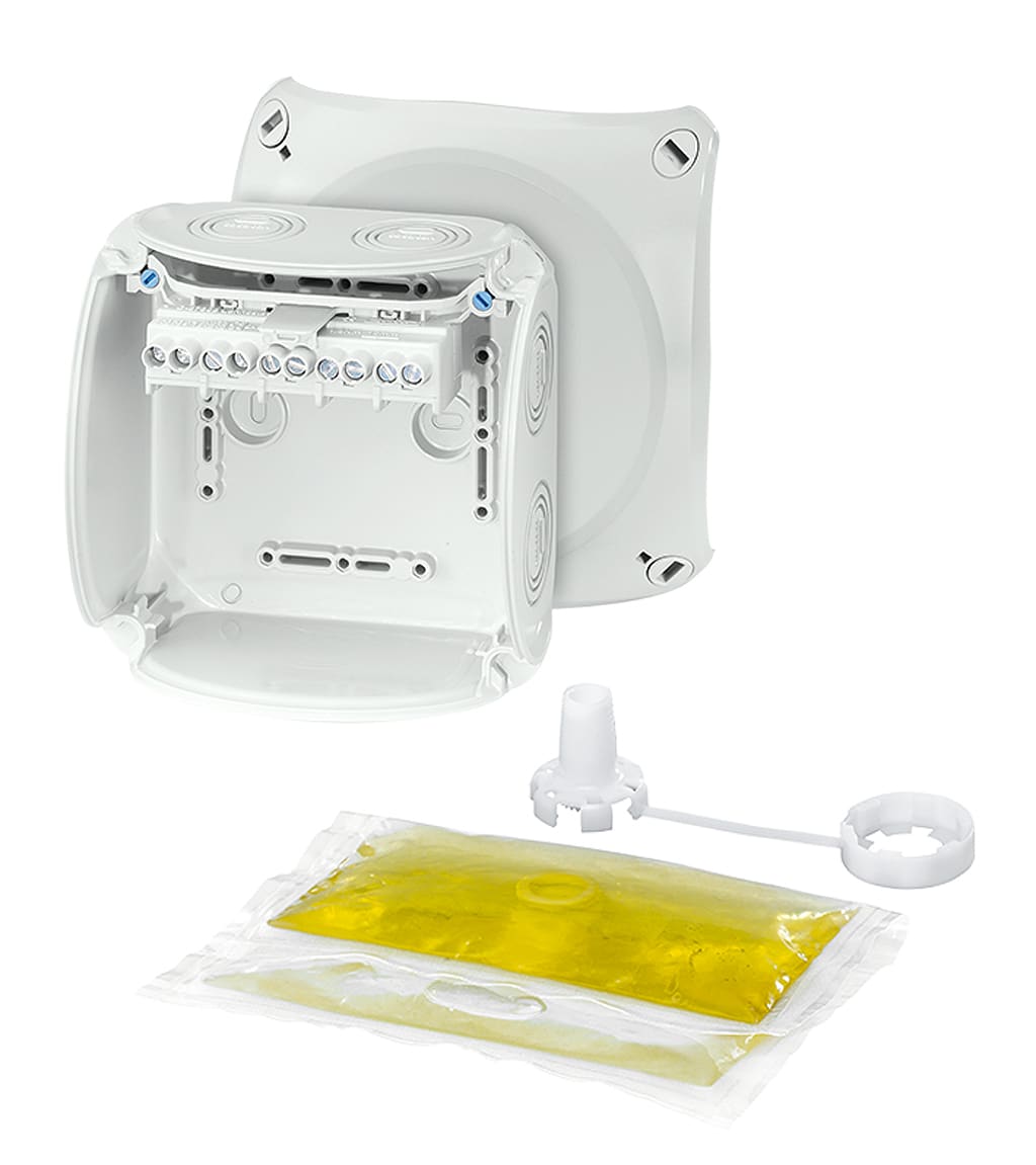 Hensel - WP 0606 G, vanntett koblingsboks for 6mm², 130x130x77mm