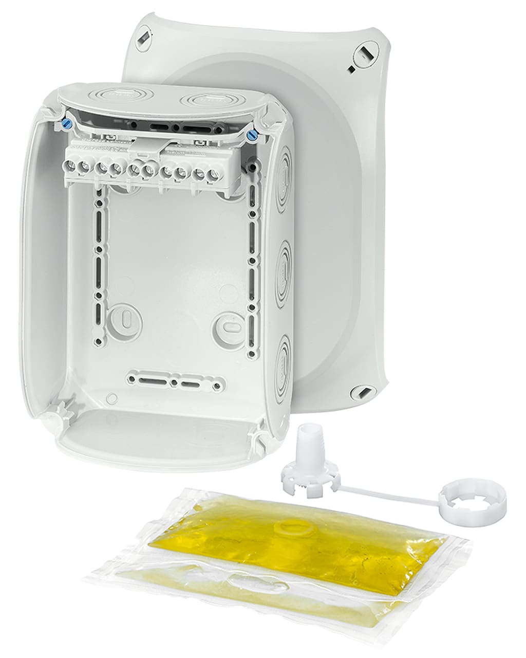 Hensel - WP 1006 G, vanntett koblingsboks for 6mm², 180x130x77mm