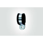 HellermanTyton - AFCS40 P-clips, slangeholder i galvanisert stål med PVC-belegg