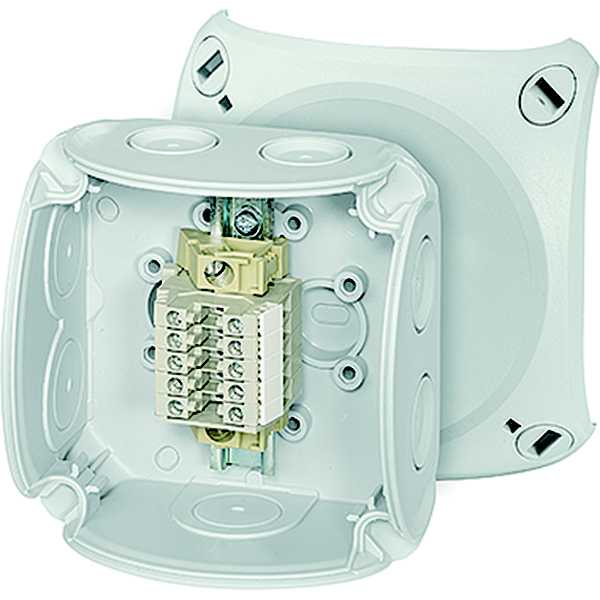 Hensel - Rekkeklemmeboks 5x2,5mm²Al/Cu RK 0205 T
