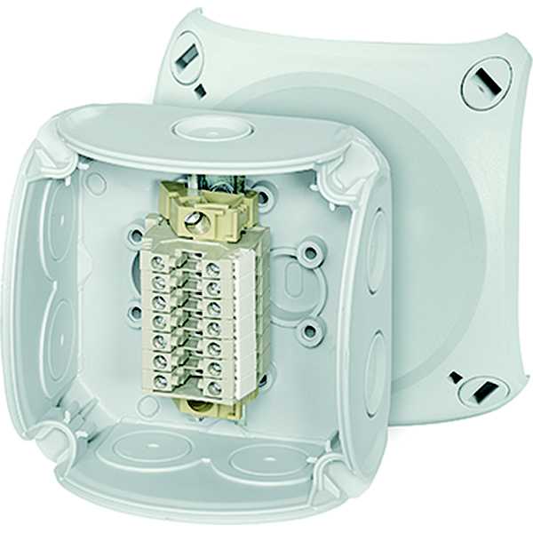 Hensel - Rekkeklemmeboks 7x2,5mm²Al/Cu RK 0207 T