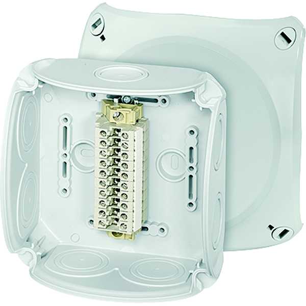 Hensel - Rekkeklemmeboks RK 0610 T 10x4mm²Al/Cu