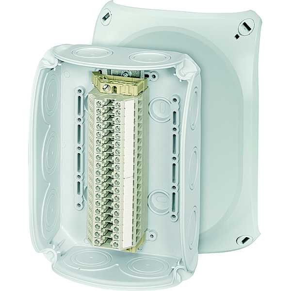 Hensel - Rekkeklemmeboks 19x4mm²Al/Cu