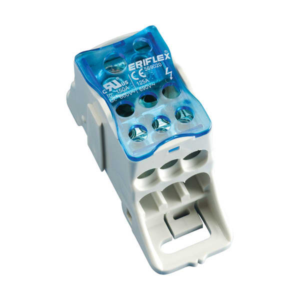 nVent ERIFLEX - Distribusjonsblokk UD 125 A 125 A, Inn: 10-35 mm²  Ut: 6-