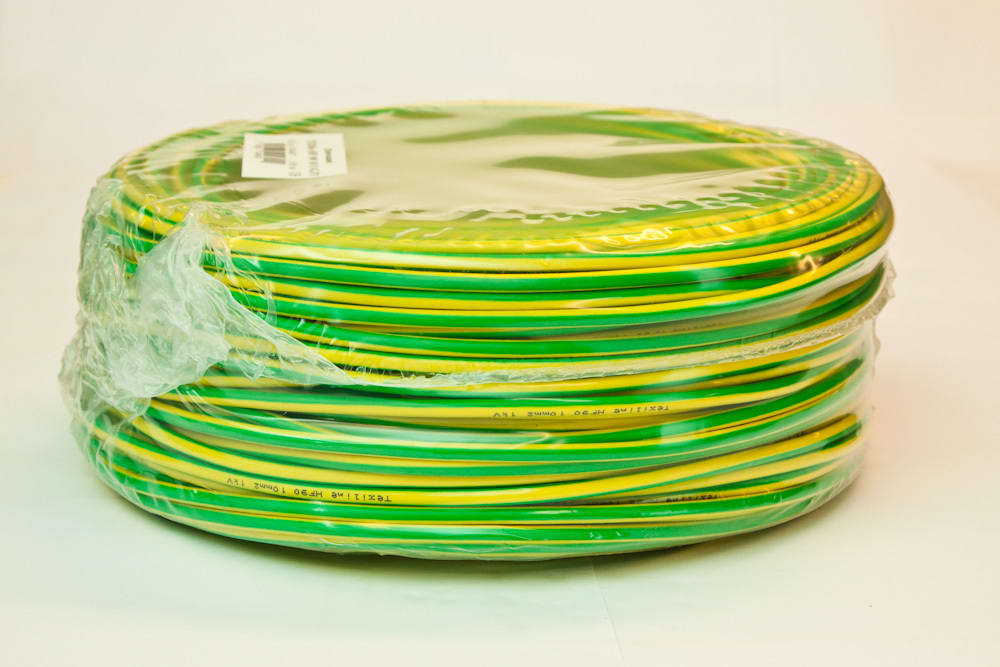 Amokabel - TEXILine HF90 10mm² Y/G 100m Coil