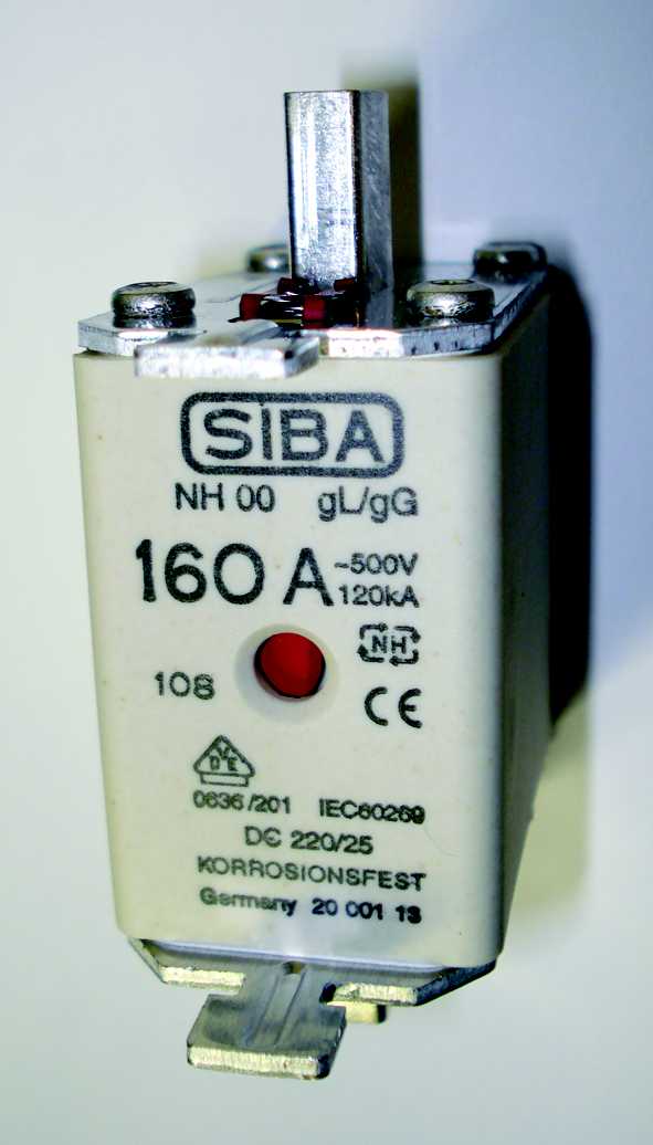 SIBA - Sikring NH000 500V gG 50A