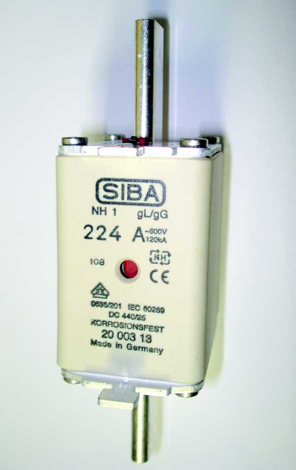 SIBA - Sikring NH1 500V gG 160A