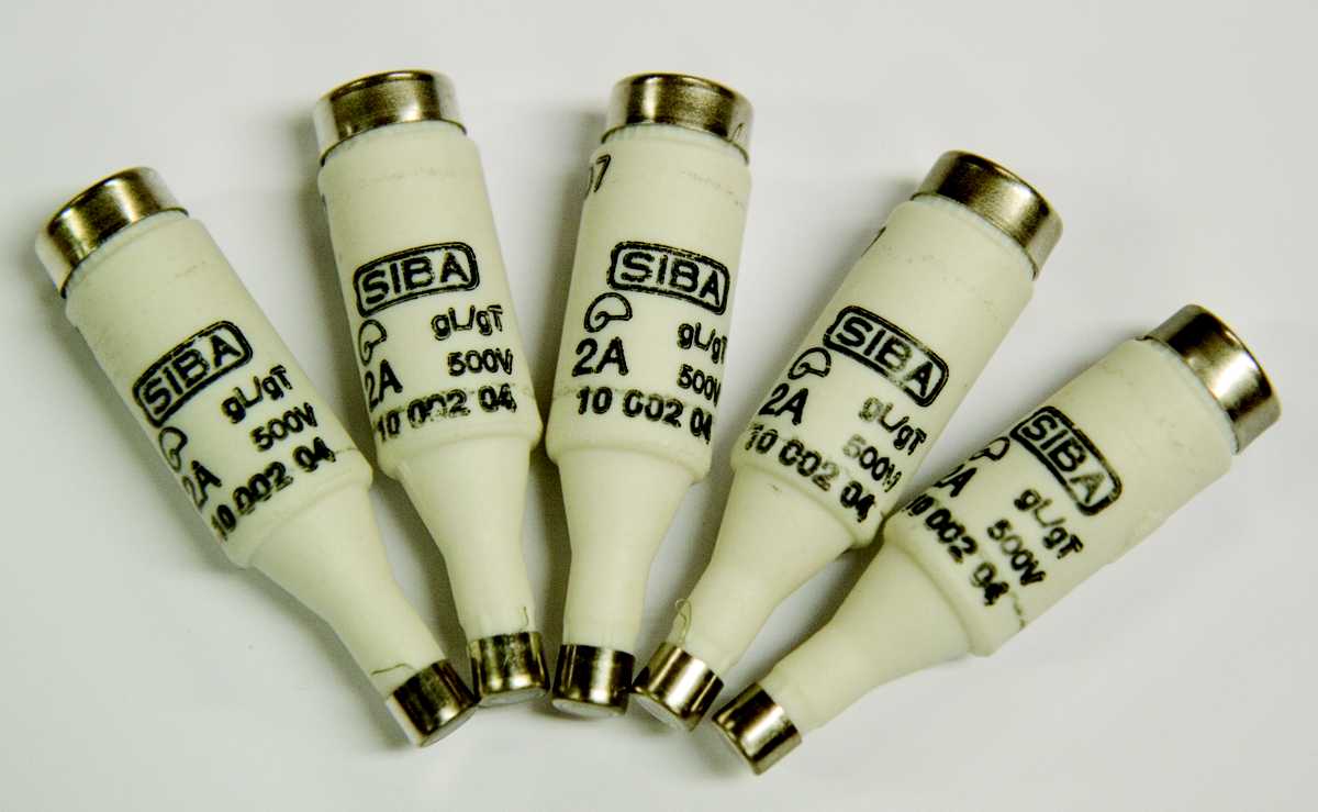SIBA - Sikring Diazed 1A Treg 500V