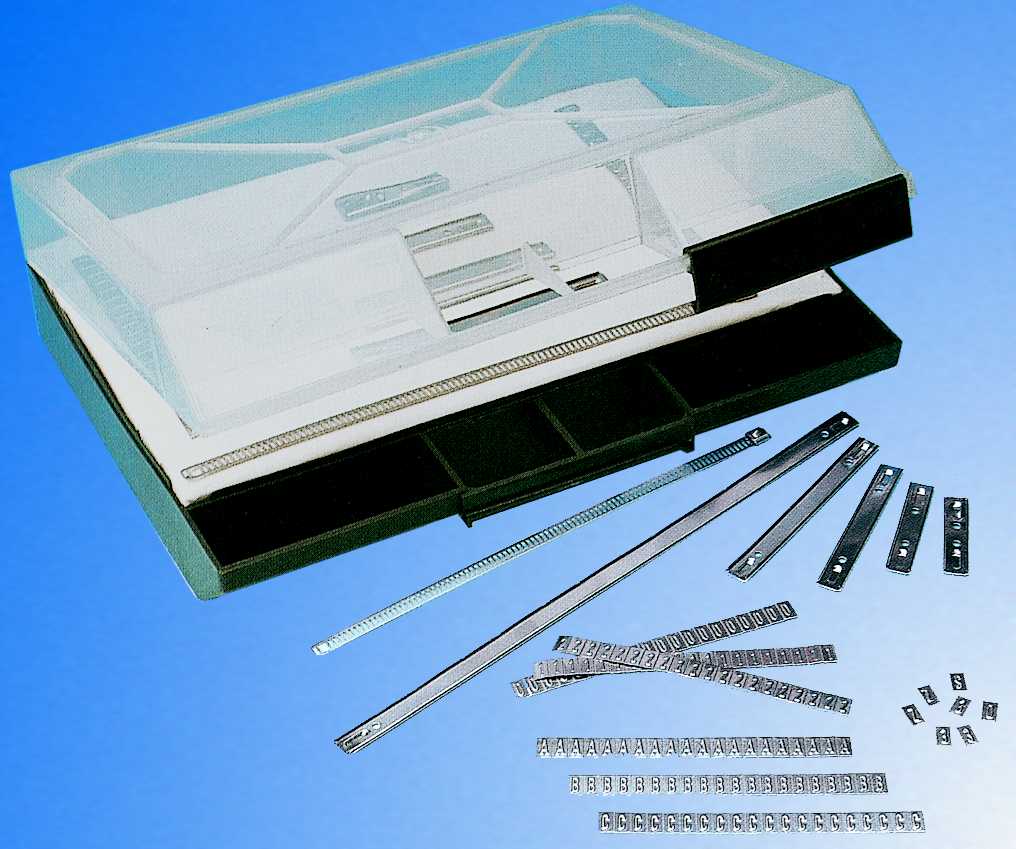 HellermanTyton - Stålmerkeskrin SS Kit Large