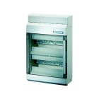 Hensel - SIKR.SKAP KV 0124, 24 MOD. M/KLAR DØR 371X263X117MM