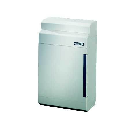 Hensel - SIKR.SKAP KV 0224, 24 MOD. M/DEKKET DØR 371X263X117MM