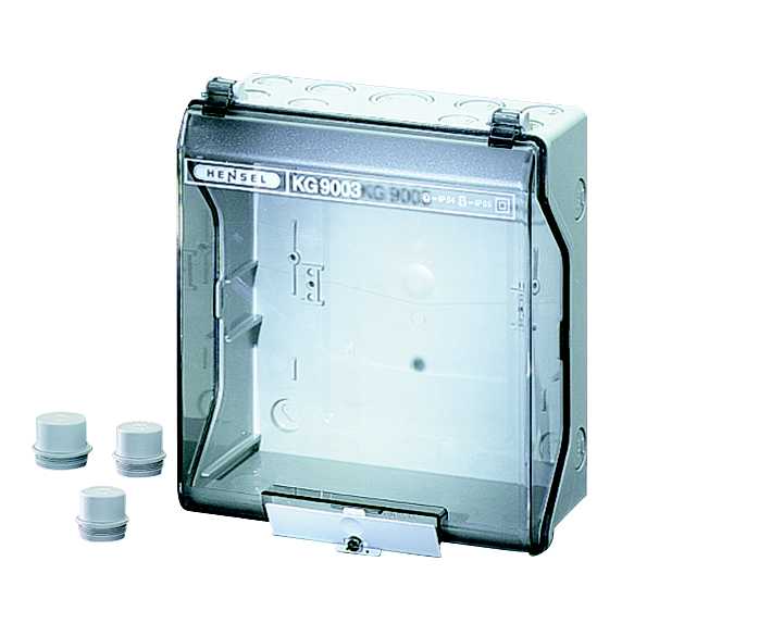 Hensel - TOMT SMÅFORDELERSKAP KG 9003, 253 x 217 X 115 MM
