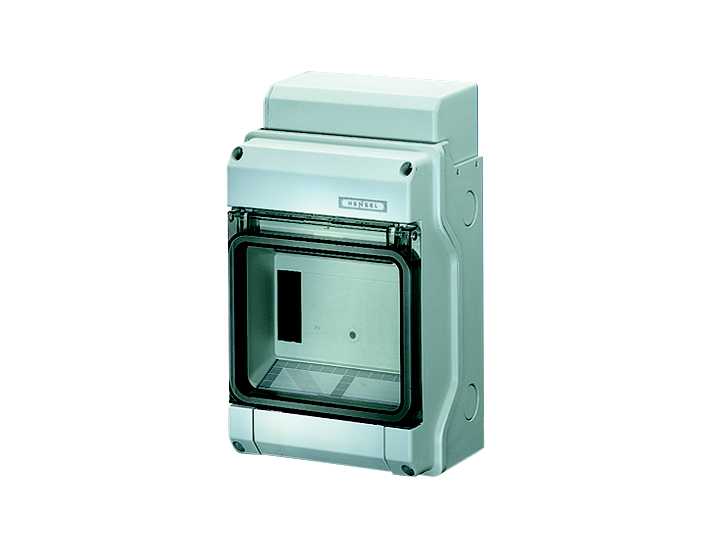Hensel - SIKR.SKAP KV 9106, 6 MOD. 1 REKKE, 210X146X111MM
