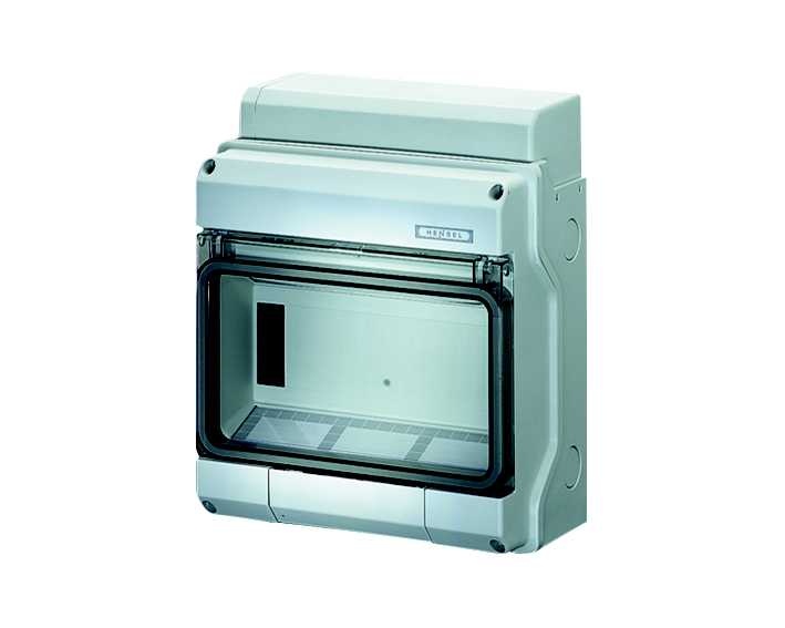 Hensel - SIKR.SKAP KV 9109, 9 MOD. 1 REKKE, 210X200X111MM